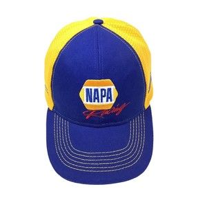 Napa Men's Nascar Racing Chase Elliot Number 9 Blue Yellow Hat Snapback  NEW
